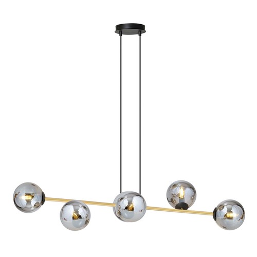 Gravity 6 Svart/Grafit pendellampa - Ø14 cm, E14, 230V, utan ljuskälla