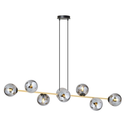 Gravity 8 Svart/Grafit pendellampa - Ø14 cm, E14, 230V, utan ljuskälla