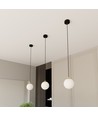 Royal 1 Svart pendellampa - Ø14 cm, E14, 230V, utan ljuskälla