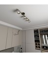 Monza 4 Svart/Grafit taklampa - Ø14 cm, E14, 230V, utan ljuskälla