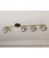 Monza 4 Svart/Grafit taklampa - Ø14 cm, E14, 230V, utan ljuskälla