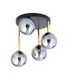 Dolce 4 Svart/Grafit taklampa - Ø14 cm, E14, 230V, utan ljuskälla