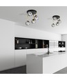 Dolce 4 Svart/Grafit taklampa - Ø14 cm, E14, 230V, utan ljuskälla