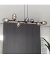 Pandora 8 Svart/Grafit pendellampa - Ø12 cm, E14, 230V, utan ljuskälla