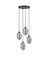 Astral 4 Svart Premium Grafit pendellampa - Ø12 cm, E14, 230V, utan ljuskälla