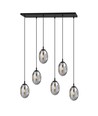Astral 6 Svart/Grafit pendellampa - Ø12 cm, E14, 230V, utan ljuskälla
