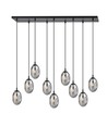 Astral 9 Svart/Grafit pendellampa - Ø12 cm, E14, 230V, utan ljuskälla