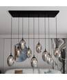 Astral 9 Svart/Grafit pendellampa - Ø12 cm, E14, 230V, utan ljuskälla