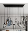 Astral 9 Svart/Grafit pendellampa - Ø12 cm, E14, 230V, utan ljuskälla