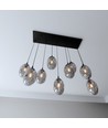 Astral 9 Svart/Grafit pendellampa - Ø12 cm, E14, 230V, utan ljuskälla
