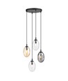 Astral 4 Svart Premium Mix pendellampa - Ø12 cm, E14, 230V, utan ljuskälla