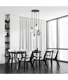 Astral 4 Svart Premium Mix pendellampa - Ø12 cm, E14, 230V, utan ljuskälla