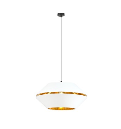 Piano 1 Vit/Guld pendellampa - Ø42 cm, E27, 230V, utan ljuskälla