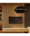 Piano 1 Svart/Guld pendellampa - Ø42 cm, E27, 230V, utan ljuskälla