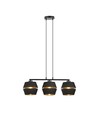 Piano 3 Svart/Guld pendellampa - Ø15 cm, E27, 230V, utan ljuskälla