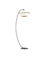 Piano Lp Vit/Guld golvlampa - Ø42 cm, E27, 230V, utan ljuskälla