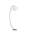 Malia Lp Vit/Guld golvlampa - Ø42 cm, E27, 230V, utan ljuskälla