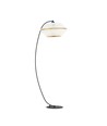 Malia Lp Vit/Guld golvlampa - Ø42 cm, E27, 230V, utan ljuskälla