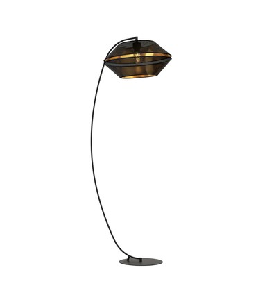 Malia Lp Svart/Guld golvlampa - Ø42 cm, E27, 230V, utan ljuskälla
