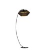 Malia Lp Svart/Guld golvlampa - Ø42 cm, E27, 230V, utan ljuskälla