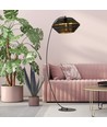 Malia Lp Svart/Guld golvlampa - Ø42 cm, E27, 230V, utan ljuskälla
