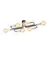 Veken 6A Silver taklampa - E27, 230V, utan ljuskälla