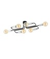 Veken 6A Silver taklampa - E27, 230V, utan ljuskälla