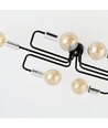 Veken 6A Silver taklampa - E27, 230V, utan ljuskälla
