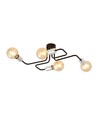 Veken 4 Silver taklampa - E27, 230V, utan ljuskälla