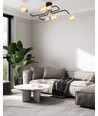 Veken 4 Silver taklampa - E27, 230V, utan ljuskälla