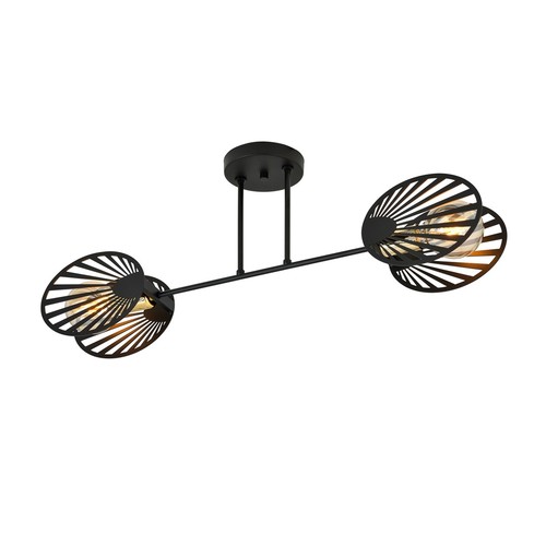 Talia 2 Svart taklampa - E27, 230V, utan ljuskälla