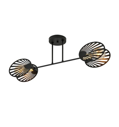 Talia 2 Svart taklampa - E27, 230V, utan ljuskälla