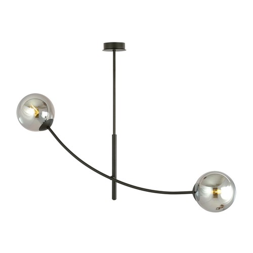 Hunter 2 Svart/Grafit taklampa - Ø14 cm, E14, 230V, utan ljuskälla