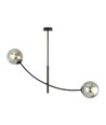 Hunter 2 Svart/Grafit taklampa - Ø14 cm, E14, 230V, utan ljuskälla