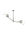 Hunter 2 Svart/Grafit taklampa - Ø14 cm, E14, 230V, utan ljuskälla