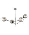 Hunter 4 Svart/Grafit taklampa - Ø14 cm, E14, 230V, utan ljuskälla