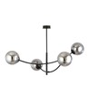 Hunter 4 Svart/Grafit taklampa - Ø14 cm, E14, 230V, utan ljuskälla