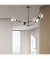 Hunter 4 Svart/Grafit taklampa - Ø14 cm, E14, 230V, utan ljuskälla