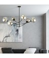 Hunter 6 Svart/Grafit taklampa - Ø14 cm, E14, 230V, utan ljuskälla