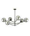 Hunter 6 Svart/Grafit taklampa - Ø14 cm, E14, 230V, utan ljuskälla