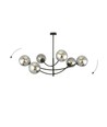 Hunter 6 Svart/Grafit taklampa - Ø14 cm, E14, 230V, utan ljuskälla