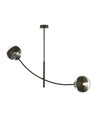 Hunter 2 Svart/Rand taklampa - Ø14 cm, E14, 230V, utan ljuskälla