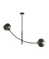 Hunter 2 Svart/Rand taklampa - Ø14 cm, E14, 230V, utan ljuskälla