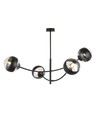 Hunter 4 Svart/Randig taklampa - Ø14 cm, E14, 230V, utan ljuskälla