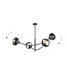 Hunter 4 Svart/Randig taklampa - Ø14 cm, E14, 230V, utan ljuskälla