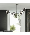 Hunter 4 Svart/Randig taklampa - Ø14 cm, E14, 230V, utan ljuskälla