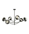 Hunter 6 Svart/Rand taklampa - Ø14 cm, E14, 230V, utan ljuskälla