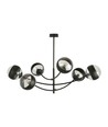 Hunter 6 Svart/Rand taklampa - Ø14 cm, E14, 230V, utan ljuskälla
