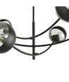 Hunter 6 Svart/Rand taklampa - Ø14 cm, E14, 230V, utan ljuskälla