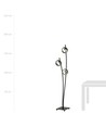 Hunter LP3 Svart/Rand golvlampa - Ø14 cm, E14, 230V, utan ljuskälla